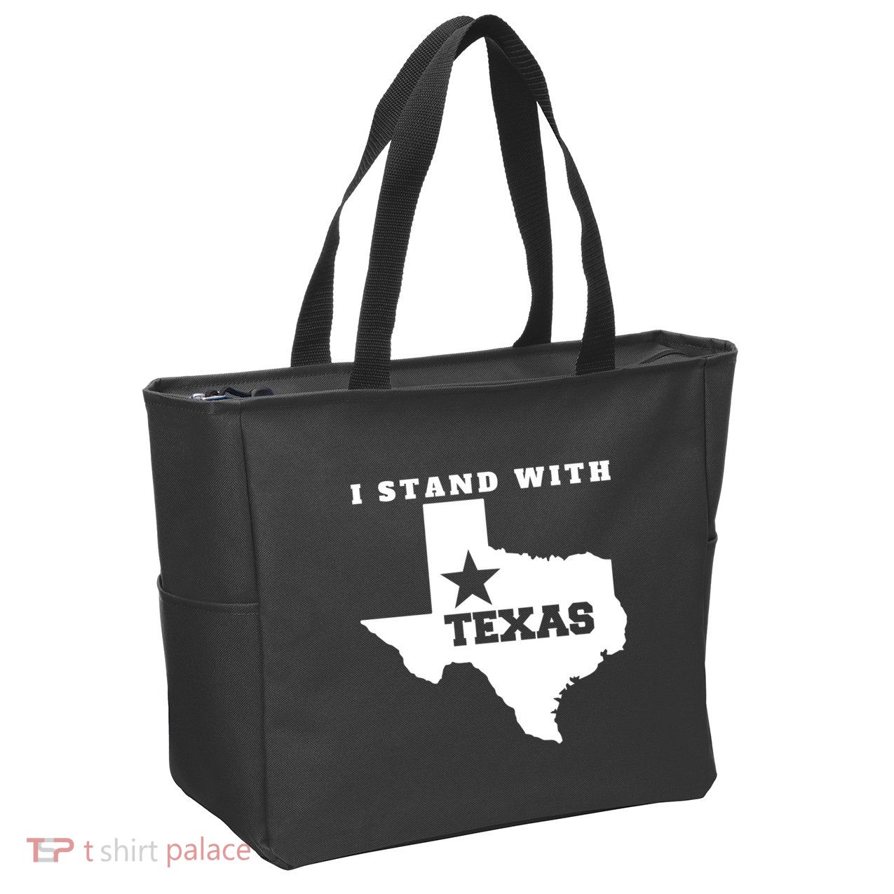 I Stand With Texas Zip Tote Bag