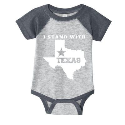 I Stand With Texas Infant Baby Jersey Bodysuit