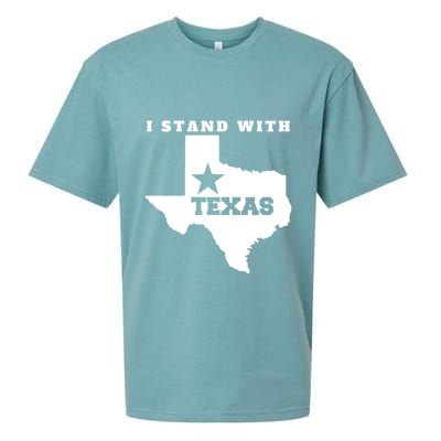 I Stand With Texas Sueded Cloud Jersey T-Shirt