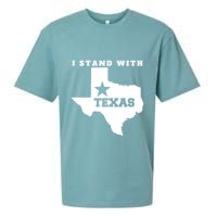 I Stand With Texas Sueded Cloud Jersey T-Shirt