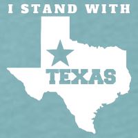I Stand With Texas Sueded Cloud Jersey T-Shirt