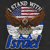 I Stand With Israel Eagle Flag Design Cool Comfort Performance Bucket Hat