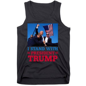 I Stand With President Trump After The Shooting At His Rally Tank Top