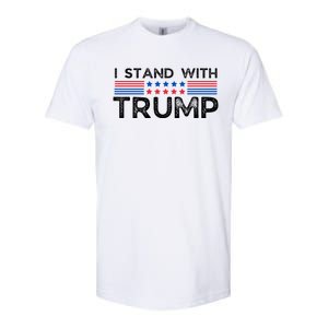 I Stand With President Trump Softstyle® CVC T-Shirt