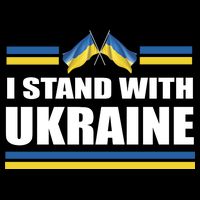 I Stand With Ukraine Ukrainian Flags Backpack