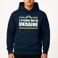 I Stand With Ukraine Ukrainian Flags Hoodie