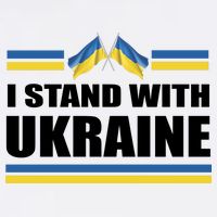 I Stand With Ukraine Ukrainian Flags Garment-Dyed Sweatshirt