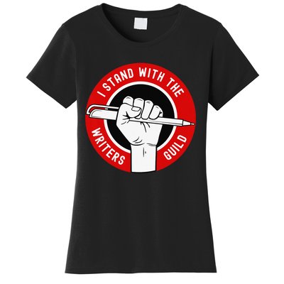 I stand with the writers guild of america WGA Women's T-Shirt