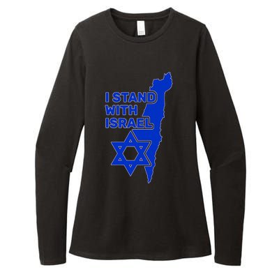 I Stand With Israel Support Israel Love Israeli Brotherhood Womens CVC Long Sleeve Shirt