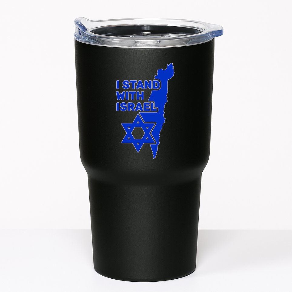 I Stand With Israel Support Israel Love Israeli Brotherhood Tumbler
