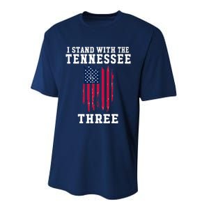 I Stand With The Tennessee Three Performance Sprint T-Shirt