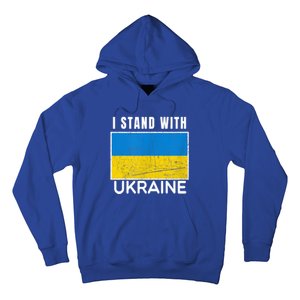 I Stand With Ukraine Flag For Ukrainian Lover Gift Hoodie