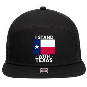 I Stand With Texas Scotus 7 Panel Mesh Trucker Snapback Hat