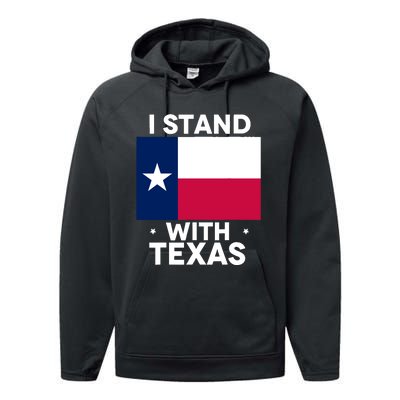 I Stand With Texas Scotus Performance Fleece Hoodie