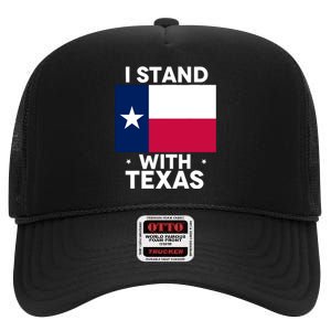 I Stand With Texas Scotus High Crown Mesh Back Trucker Hat