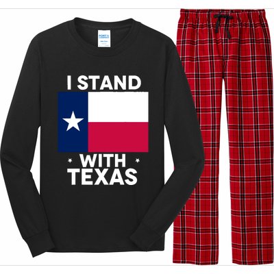 I Stand With Texas Scotus Long Sleeve Pajama Set