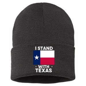 I Stand With Texas Scotus Sustainable Knit Beanie