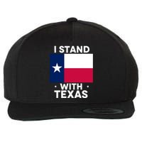 I Stand With Texas Scotus Wool Snapback Cap