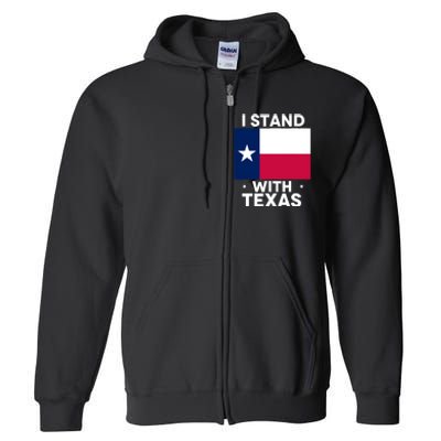 I Stand With Texas Scotus Full Zip Hoodie