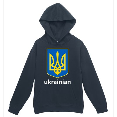 I Stand With Ukraine USA Support Ukrainian Pride Trident Urban Pullover Hoodie