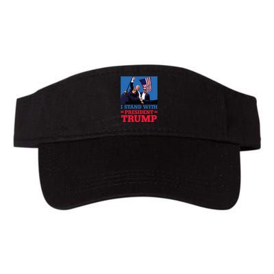 I Stand With President Trump After The Shooting At His Rally Valucap Bio-Washed Visor