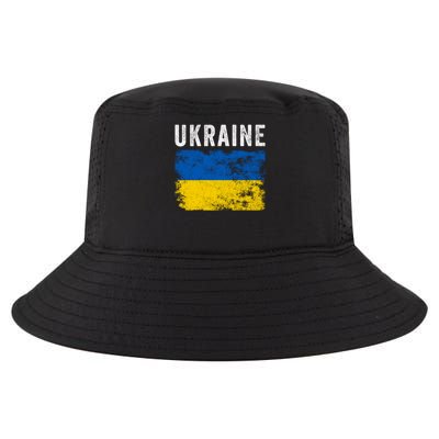 I Stand With Ukraine Flag Cool Comfort Performance Bucket Hat