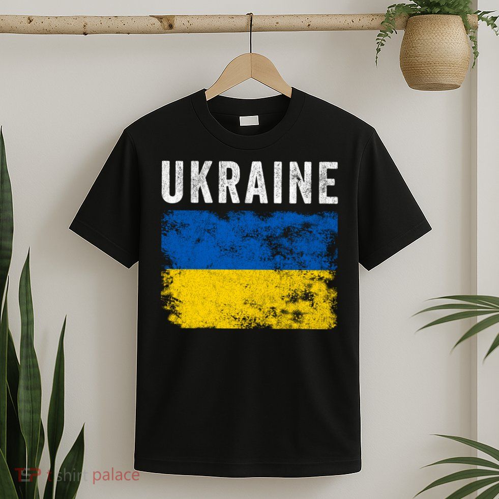 I Stand With Ukraine Flag T-Shirt