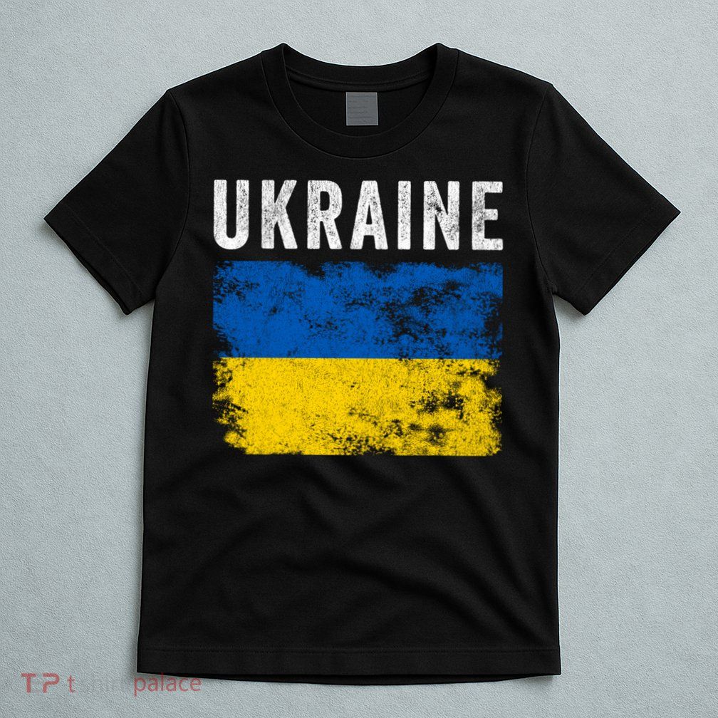 I Stand With Ukraine Flag T-Shirt