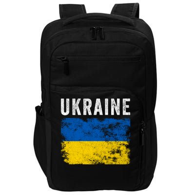 I Stand With Ukraine Flag Impact Tech Backpack