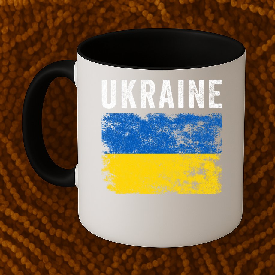 I Stand With Ukraine Flag Mug