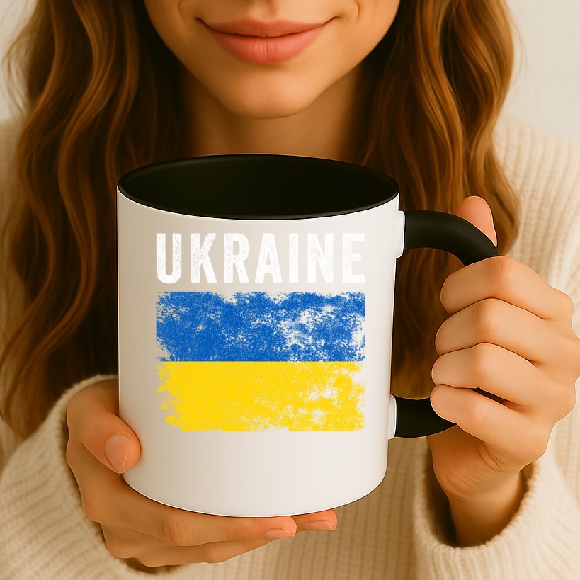I Stand With Ukraine Flag Mug