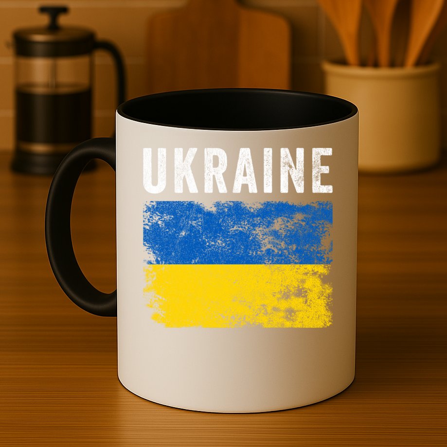 I Stand With Ukraine Flag Mug
