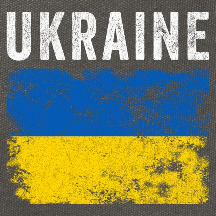 I Stand With Ukraine Flag Cotton Canvas Backpack