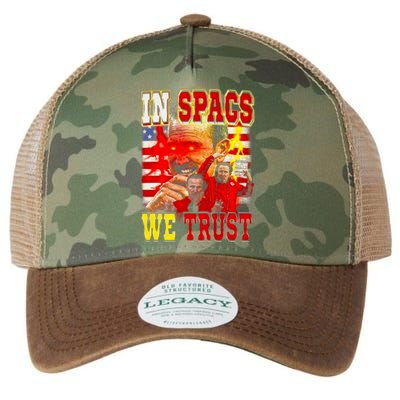 In Spags We Trust Coach Football Fan Legacy Tie Dye Trucker Hat