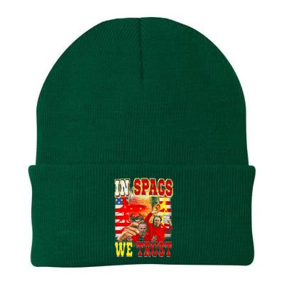 In Spags We Trust Coach Football Fan Knit Cap Winter Beanie