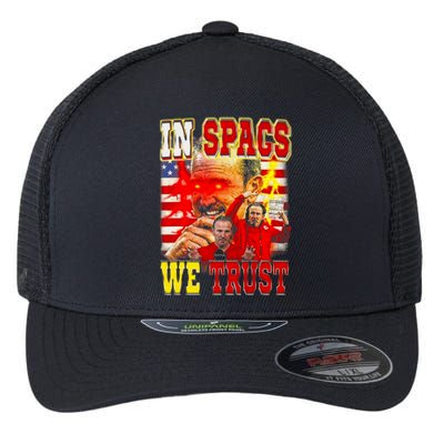 In Spags We Trust Coach Football Fan Flexfit Unipanel Trucker Cap