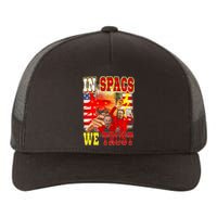 In Spags We Trust Coach Football Fan Yupoong Adult 5-Panel Trucker Hat