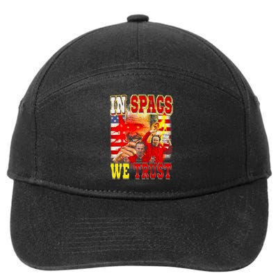 In Spags We Trust Coach Football Fan 7-Panel Snapback Hat