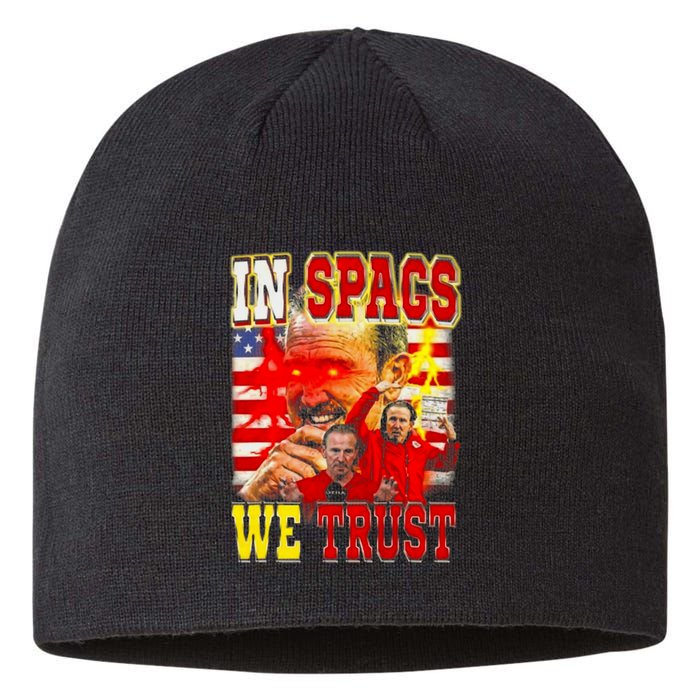 In Spags We Trust Coach Football Fan Sustainable Beanie