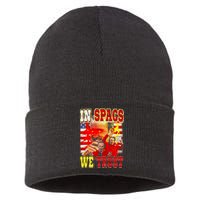 In Spags We Trust Coach Football Fan Sustainable Knit Beanie