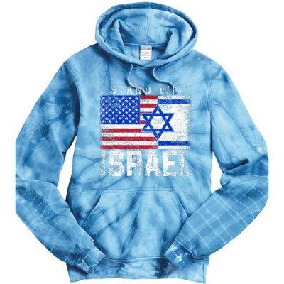 I Stand With Israel Tie Dye Hoodie