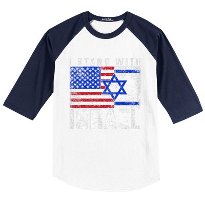 I Stand With Israel Baseball Sleeve Shirt