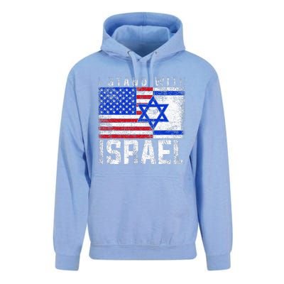 I Stand With Israel Unisex Surf Hoodie