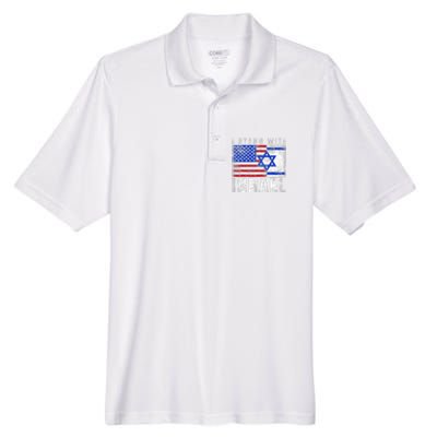 I Stand With Israel Men's Origin Performance Pique Polo