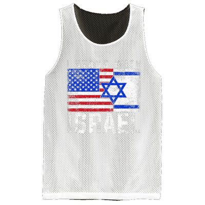 I Stand With Israel Mesh Reversible Basketball Jersey Tank