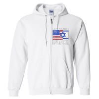 I Stand With Israel Full Zip Hoodie