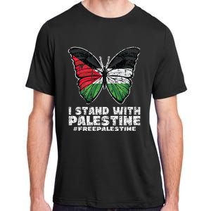 I Stand With Palestine For Their Freedom Free Palestine Adult ChromaSoft Performance T-Shirt