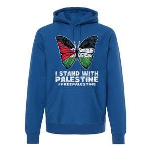 I Stand With Palestine For Their Freedom Free Palestine Premium Hoodie