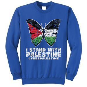 I Stand With Palestine For Their Freedom Free Palestine Tall Sweatshirt