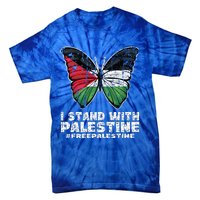 I Stand With Palestine For Their Freedom Free Palestine Tie-Dye T-Shirt